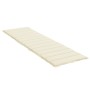 Cuscino per Lettino Crema 200x60x3 cm in Tessuto Oxford