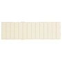 Cuscino per Lettino Crema 200x60x3 cm in Tessuto Oxford