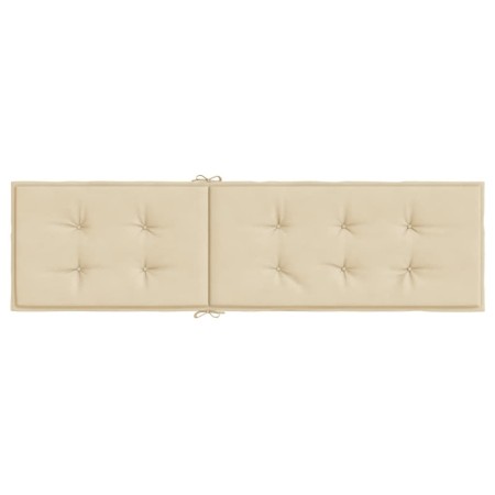 Cuscino per Sdraio Beige (75+105)x50x4 cm