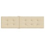 Cuscino per Sdraio Beige (75+105)x50x4 cm
