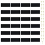 Tende Antimosche 2 pz per Porte con Magneti Nere 220x100 cm