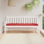 Cuscino per Panca Rosso 180x50x7 cm in Tessuto Oxford