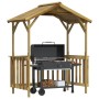 Capanno per Barbecue 163,5x93x210 cm in Pino Impregnato