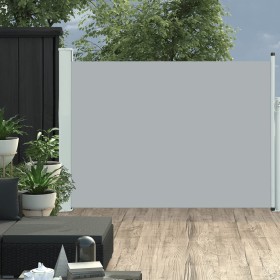 Tenda Laterale Retrattile per Patio 117x500 cm Grigia