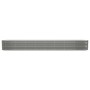 Letto Giardino Acciaio Verniciato a Polvere 332x40x36 cm Grigio