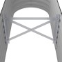 Letto da Giardino in Acciaio a Polvere 152x40x36 cm Antracite