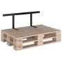 Schienale per Divano a Pallet Nero 110 cm in Ferro