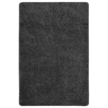 Tappeto Shaggy Grigio Scuro 140x200 cm Antiscivolo