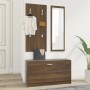 Set Scarpiere 3 in 1 rovere marrone in Legno Multistrato