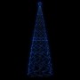 Albero di Natale a Cono Blu 1400 LED 160x500 cm