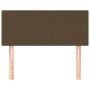 Testiera Marrone Scuro 100x5x78/88 cm in Tessuto