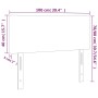 Testiera Marrone Scuro 100x5x78/88 cm in Tessuto