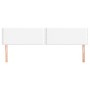 Testiere 2 pz Biancho 100x5x78/88 cm in Similpelle