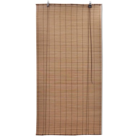 Tende a Rullo in Bambù 2pz 100x160 cm Marroni