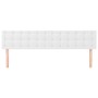 Testiere 2 pz Biancho 100x5x78/88 cm in Similpelle