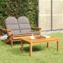 Set Salotto da Giardino Adirondack 2pz Legno Massello di Acacia