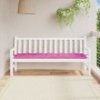 Cuscino per Panca Rosa 180x50x7 cm in Tessuto Oxford