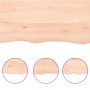 Ripiano a Parete 60x10x2 cm Legno Massello Rovere Non Trattato