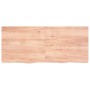 Ripiano Muro Marrone 140x60x(2-4) cm Massello Rovere Trattato