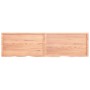 Ripiano Muro Marrone 220x60x(2-4) cm Massello Rovere Trattato