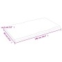 Piano Tavolo Marrone Chiaro 100x60x2 cm in Rovere Non Trattato