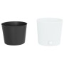 Fioriera con Interno Rimovibile Bianca 15 / 15,3 L PP Rattan