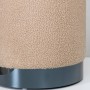 Venture Home Pouf Benji 35x35x42,5 cm Pelliccia Beige e Nero