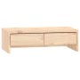 Supporto per Monitor 50x27x15 cm in Legno Massello di Pino