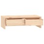 Supporto per Monitor 50x27x15 cm in Legno Massello di Pino