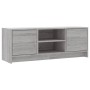 Mobile Porta TV Grigio Sonoma 102x30x37,5 cm Legno Multistrato