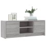 Mobile Porta TV Grigio Sonoma 102x30x37,5 cm Legno Multistrato