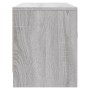 Mobile Porta TV Grigio Sonoma 102x30x37,5 cm Legno Multistrato