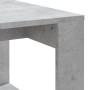 Tavolino Salotto Grigio Cemento 102x50x35 cm Legno Multistrato