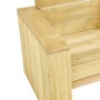 Sedie da Giardino 2 pz 89x76x76 cm in Legno di Pino Impregnato