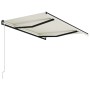 Tenda da Sole Retrattile Automatica 300x250 cm Crema