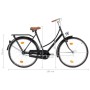 Bicicletta Olandese 28 pollici Telaio 57 cm da Donna