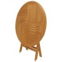 Set da Pranzo da Giardino 5 pz in Legno Massello di Teak