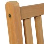 Set da Pranzo per Esterni 7 pz in Legno Massello di Teak