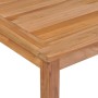 Set da Pranzo per Esterni 7 pz in Legno Massello di Teak