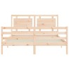 Giroletto con Testiera 160x200 cm in Legno Massello