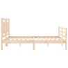 Giroletto con Testiera 160x200 cm in Legno Massello