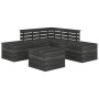 Set Divani da Giardino su Pallet 6 pz