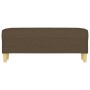 Panca Marrone 100x35x41 cm in Tessuto