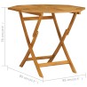 Set da Pranzo da Giardino 5 pz in Legno Massello di Teak
