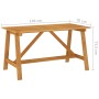 Set Mobili da Pranzo per Giardino 5 pz Grigio