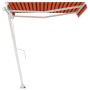 Tenda da Sole Automatica Autoportante 350x250cm Arancio Marrone