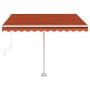 Tenda da Sole Automatica Autoportante 350x250cm Arancio Marrone