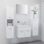 Set Mobili da Bagno Bianco in Truciolato