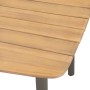 Set Mobili da Pranzo da Giardino 5 pz in Polyrattan Antracite