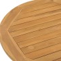 Set da Pranzo per Giardino 5 pz in Legno Massello di Teak